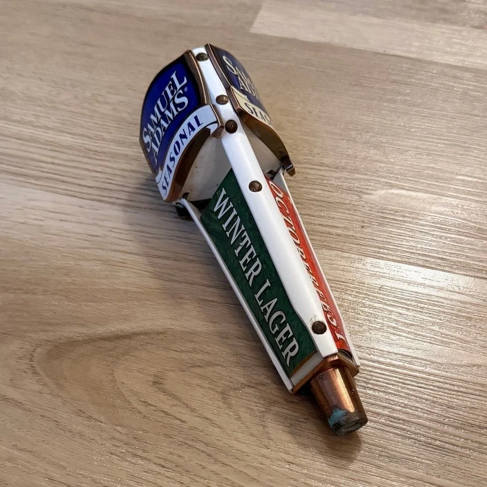 Samuel Adams Seasonal Beer Tap Handle Oktoberfest Winter Lager‎ Collectible